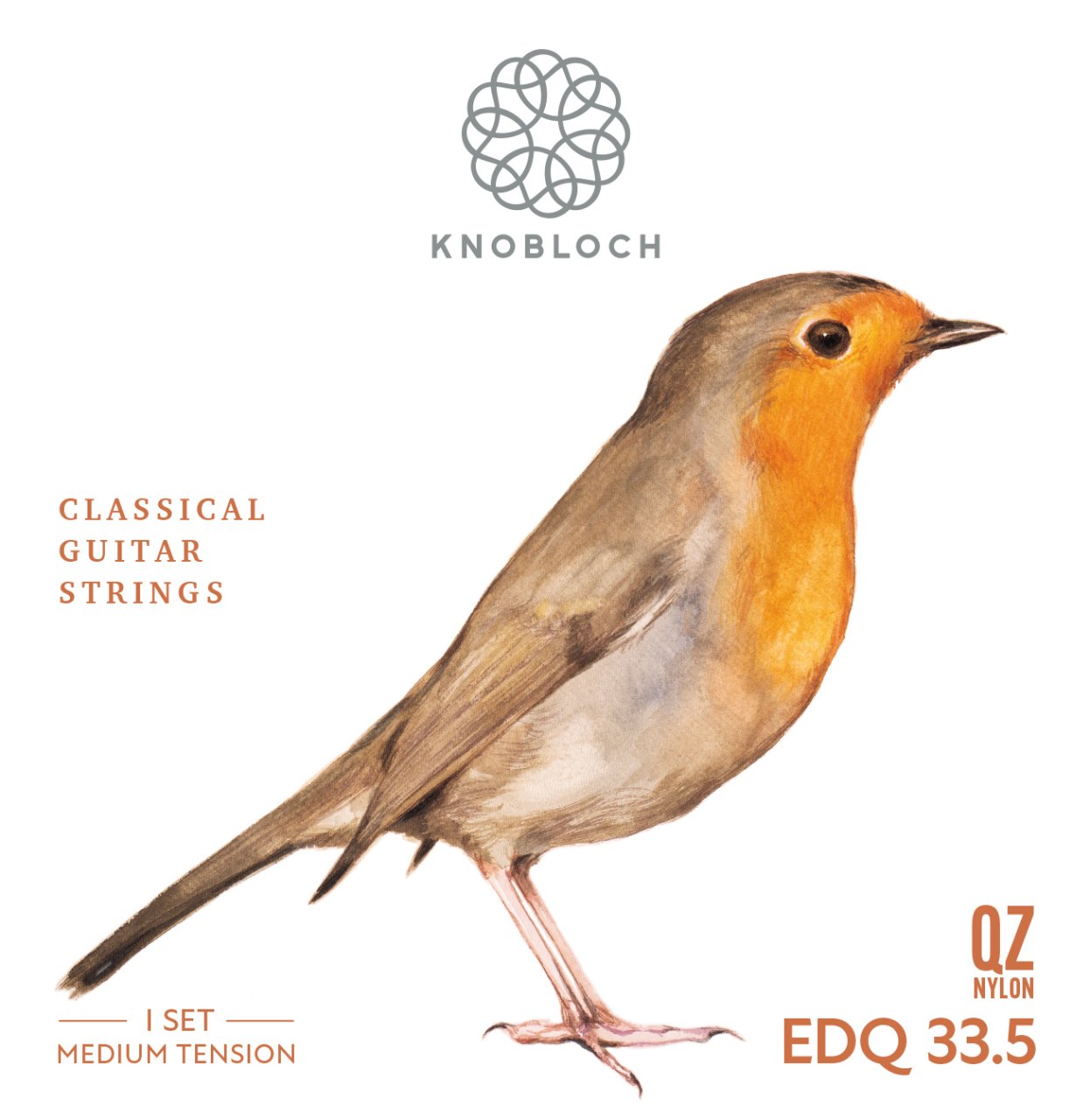 ERITHACUS QZ Double Silver EDQ 33.5 Medium Tension