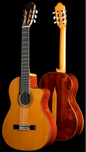 Esteve 7C/B CE Elek.Klasik Gitar Cutaway