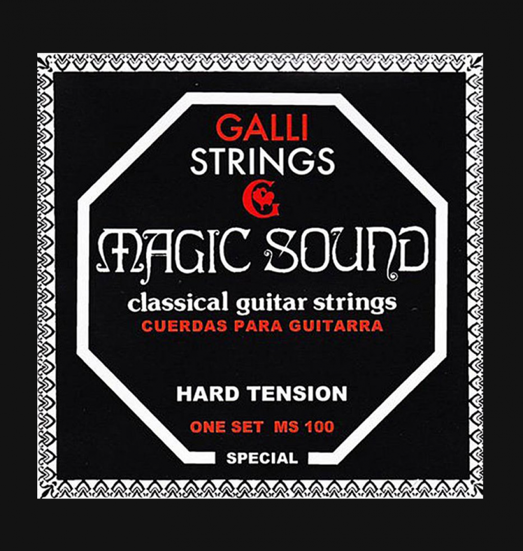 GALLİ MS100 Hard Tens.Klasik Gitar Teli takım