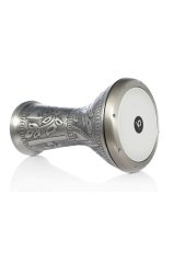 Vatan Darbuka Döküm İşlemeli Gümüş Özel Eskitme