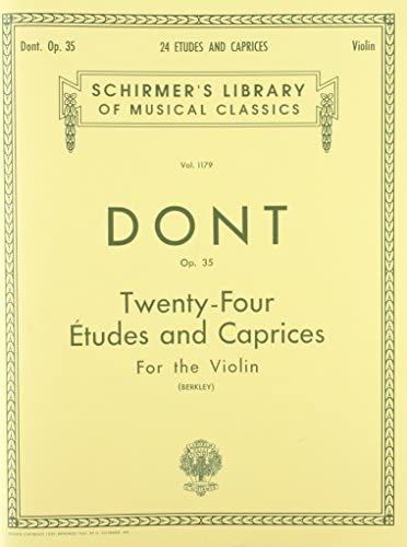 DONT Op. 35 Twenty Four Études and Caprices For the Violin