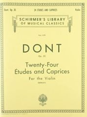 DONT Op. 35 Twenty Four Études and Caprices For the Violin