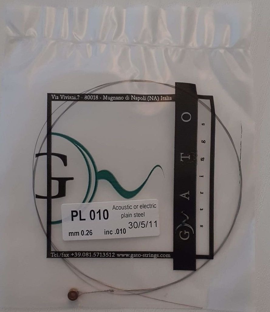 010 Tek tel, Akustik ve Elektro Gitar Mi teli, 1.tel