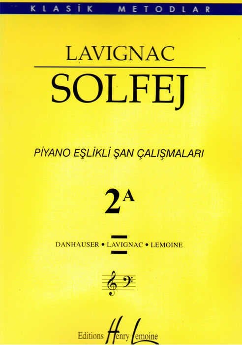 Lavignac 2A Solfej-Piyano Eşlikli Şan Çalışmaları