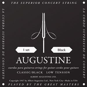 Augustine Classic - Black(Low Tension)Klasik Gitar Teli