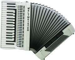 Akordeon Weltmeister Topas (white) 96 bas