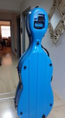 Çello Hard Case Mavi - Viyolonsel Kutu 4/4