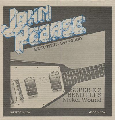 John Pearse Elektro Gitar Teli 2300 (08-038) ( Super E Z Bend Plus Nickel )