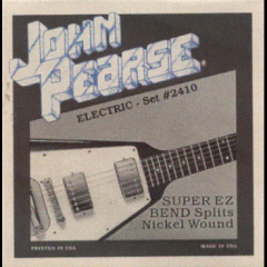 John Pearse Elektro Gitar Teli 2410 (09-046) ( Super E Z Bend Splits )