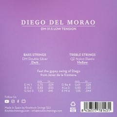 KNOBLOCH DIEGO DEL MORAO 31.5  Low Tension FLAMENKO GİTAR TELİ