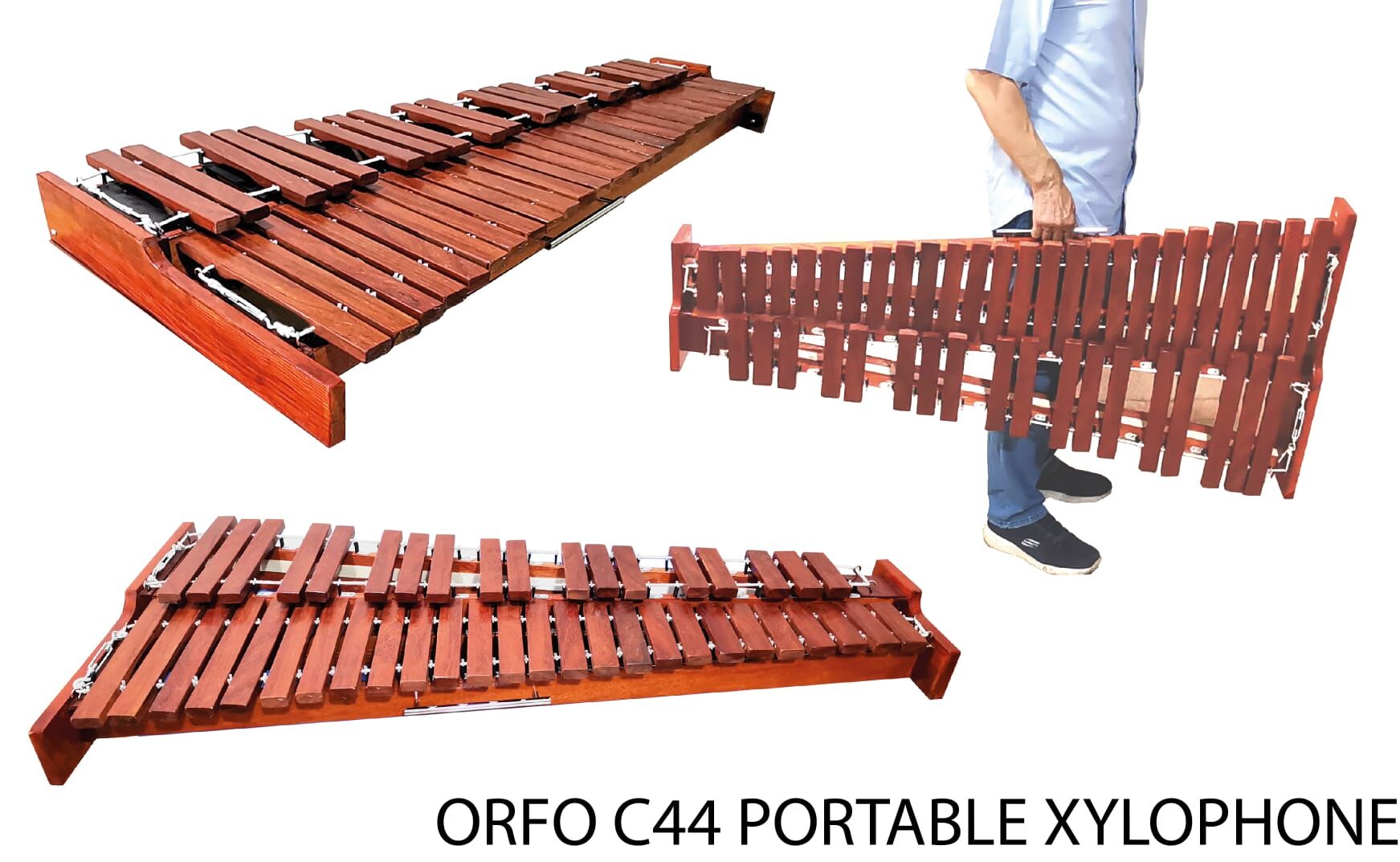 Orfo OrfoC44 Taşınabilir Chromatic Ksilofon