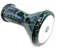 Vatan Darbuka Döküm (Yeşil)  çatlak boyalı