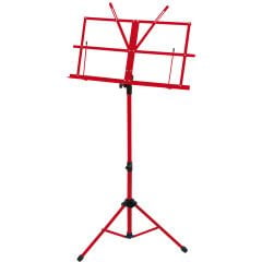 Goldon Müzik Standı, Katlanabilir Nota Sehpası KIRMIZI
