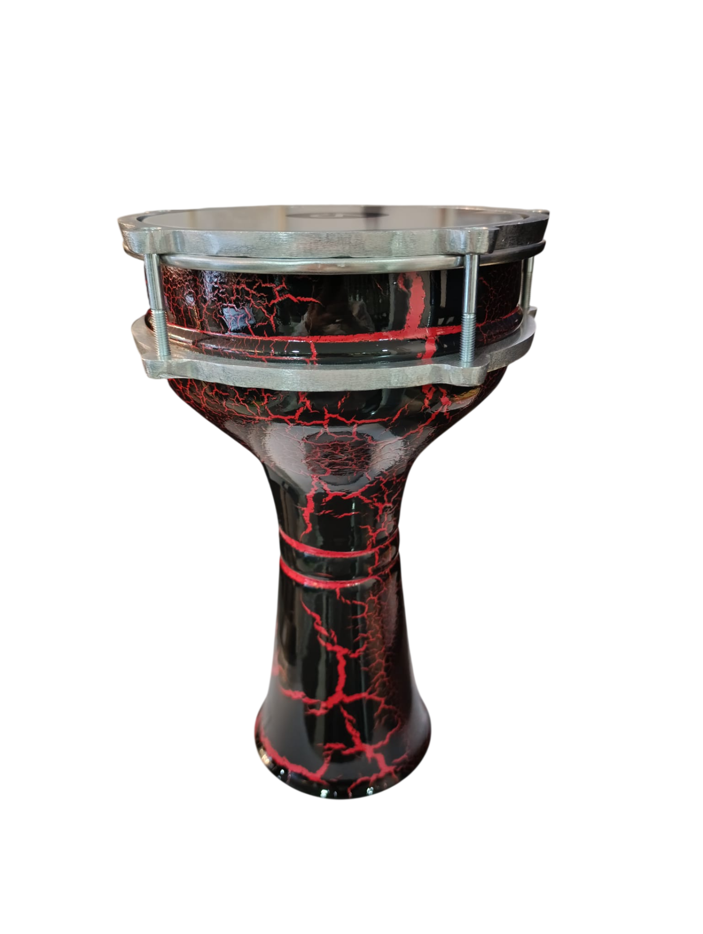 Vatan - Alüminyum Darbuka çatlak desen 123 -no3- 18,5cm/34cm