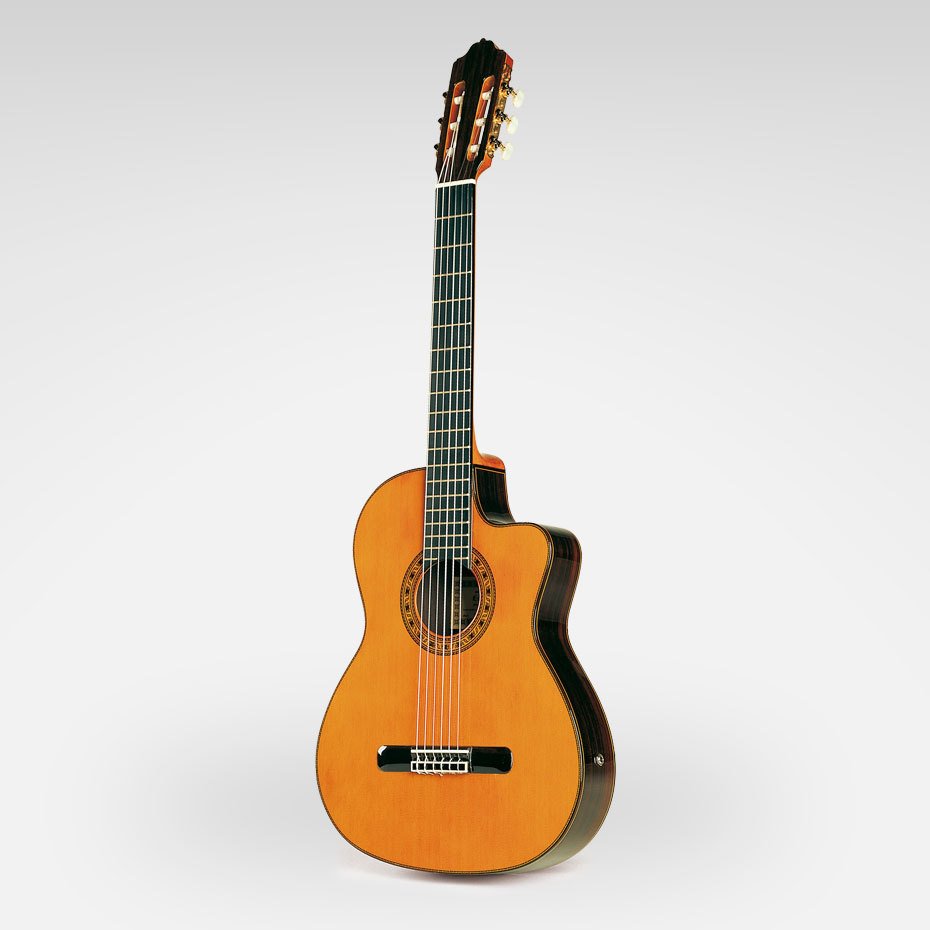Esteve ELEC model Elek.Klasik Gitar cutaway