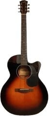 Marina MR06CE Sunburst Akustik Gitar