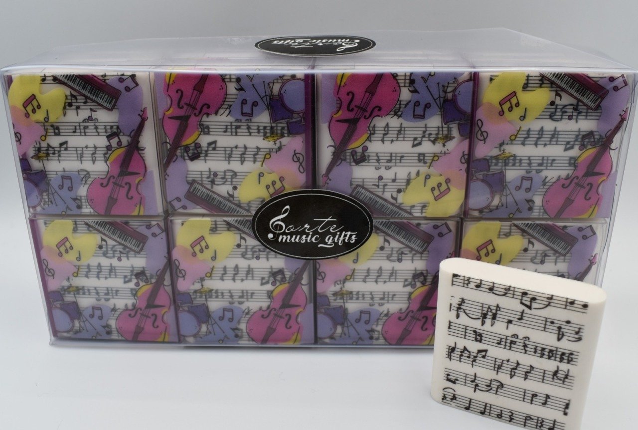 Porte Music Gifts-Porteli Beyaz Silgi