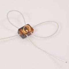 String-Tie Gitar Teli Bağlama Boncukları-beyaz